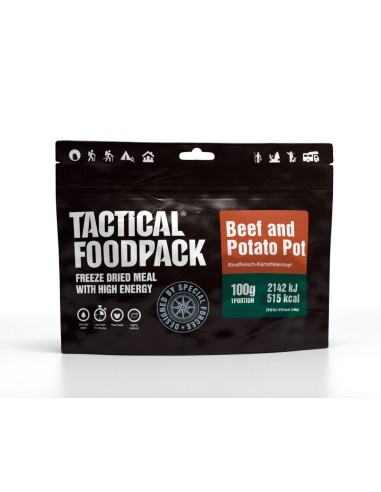 Estofado de ternera y patatas 100g Tactical Foodpack