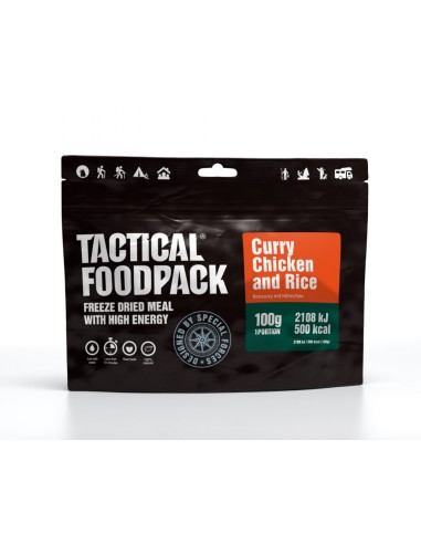 Arroz con pollo al curry 100 g Tactical Foodpack