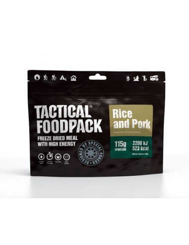 Arroz con cerdo 115 g Tactical Foodpack