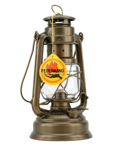 Lámpara de parafina Feuerhand 276 Bronce