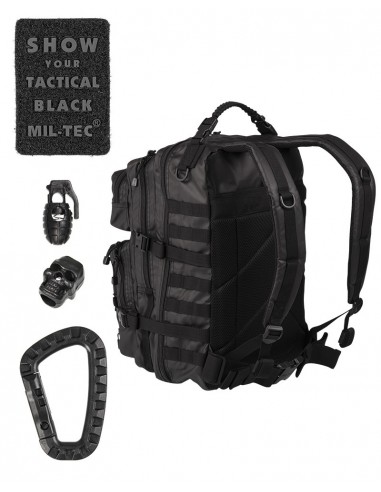 Rucksack Mil-Tec US Assault Tactical Black 36L