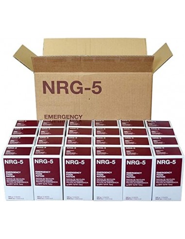 Rations d'urgence NRG-5 2300 kcal (24 unités)