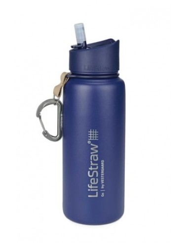 Botella de agua con filtro LifeStraw Go Acero Inoxidable